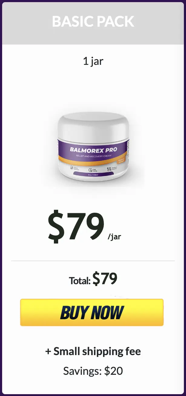 Balmorex Pro order one bottle