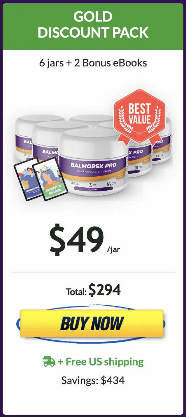 Balmorex Pro order six bottles