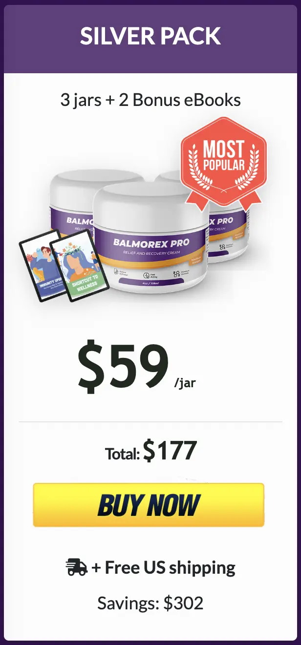 Balmorex Pro order three bottles